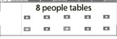 4 persons tables